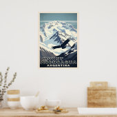Poster Mont Aconcagua Argentina V02 (Cuisine)