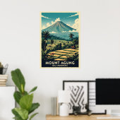 Poster Mont Agung Bali Indonésie V02 (Bureau à domicile)