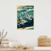 Poster Mont Annapurna Népal V05 (Cuisine)