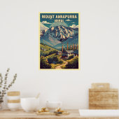 Poster Mont Annapurna Népal V06 (Cuisine)