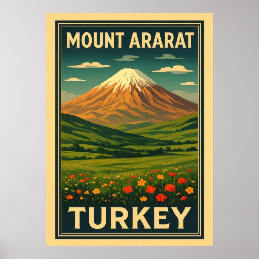 Poster Mont Ararat Turquie V01 (Devant)