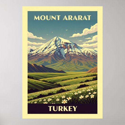 Poster Mont Ararat Turquie V02 (Devant)