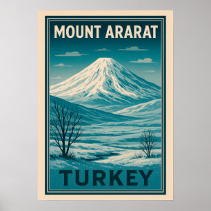 Poster Mont Ararat Turquie V04