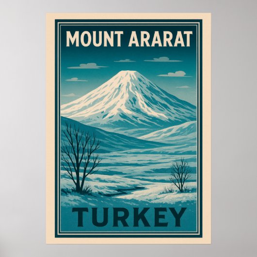 Poster Mont Ararat Turquie V04 (Devant)