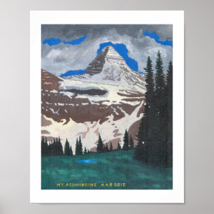 Poster Mont Assiniboine