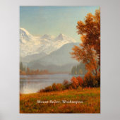Poster Mont Baker, Washington, art raffiné, (Devant)