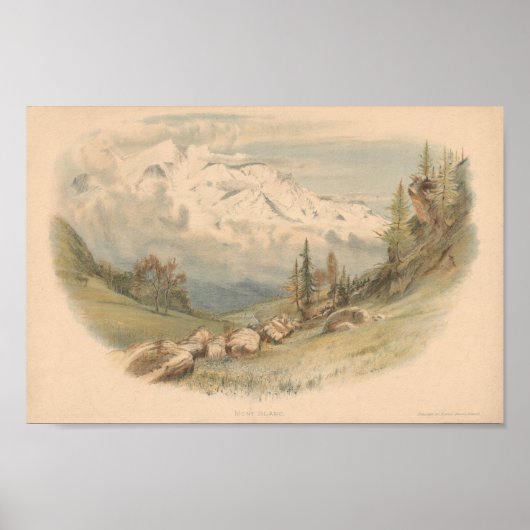 Poster Mont Blanc (Devant)