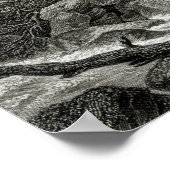 Poster Mont Blanc des Thermes de Saint-Didier (Coin)