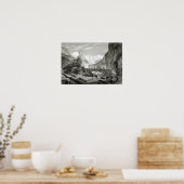 Poster Mont Blanc des Thermes de Saint-Didier (Cuisine)