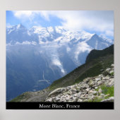 Poster Mont Blanc, France (Devant)
