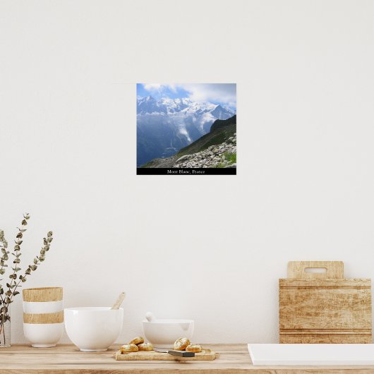 Poster Mont Blanc, France (Cuisine)