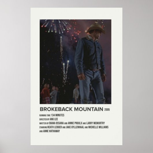 Poster mont brokeback 2005 (Devant)