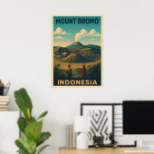Poster Mont Bromo Indonésie V01 (Bureau à domicile)