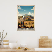 Poster Mont Bromo Indonésie V03 (Cuisine)