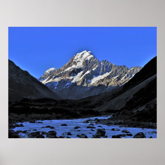 Poster Mont Cook puissant (Devant)