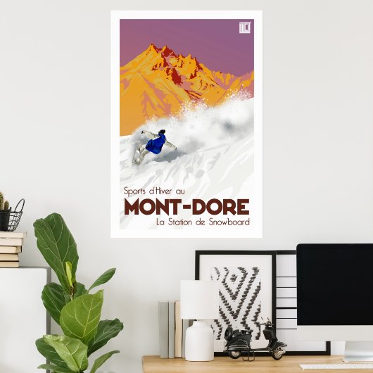 Poster Mont Dore (Bureau à domicile)