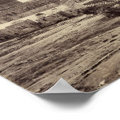 Poster Mont du Temple et Dôme du Rocher à Jérusalem (Coin)