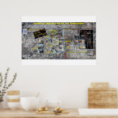 Poster Mont du Temple - Taurus Motif (Cuisine)