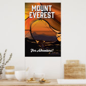 Poster Mont Everest pour l'aventure ! (Cuisine)