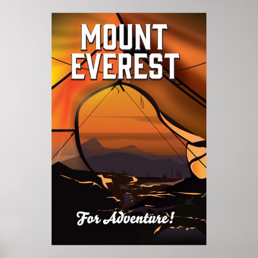 Poster Mont Everest pour l'aventure ! (Devant)