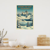 Poster Mont Fitz Roy Patagonie V08 (Cuisine)