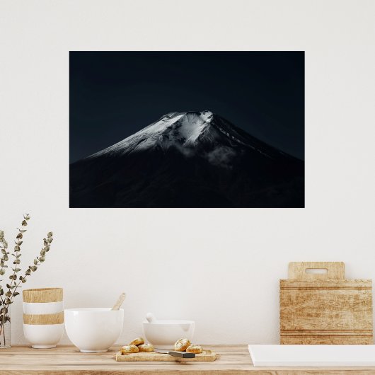 Poster Mont Fuji (Cuisine)