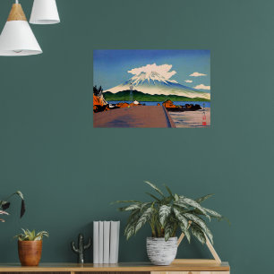 Poster Mont Fuji depuis une route Tokuriki Tomikichiro 19
