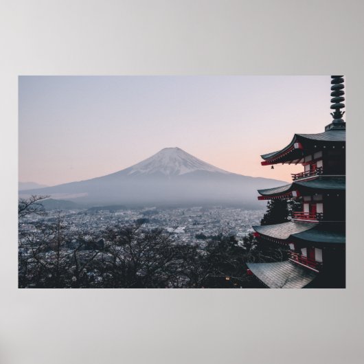 Poster Mont Fuji, Japon (Devant)