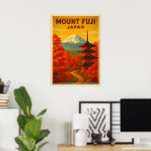 Poster Mont Fuji Japon V02 (Bureau à domicile)