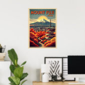 Poster Mont Fuji Japon V04 (Bureau à domicile)