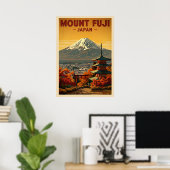 Poster Mont Fuji Japon V06 (Bureau à domicile)