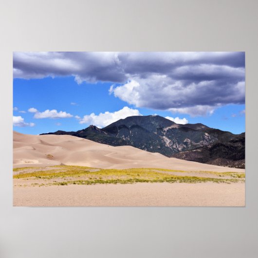 Poster Mont Herard, Grandes Dunes de Sable, Colorado (Devant)