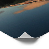 Poster Mont Hood au-dessus du lac Trillium, Oregon (Coin)