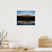 Poster Mont Hood au-dessus du lac Trillium, Oregon (Cuisine)