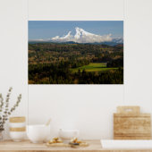 Poster Mont Hood, Point de vue Jonsrud, Sandy, Oregon (Cuisine)