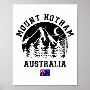 Poster Mont Hotham Alpes victoriennes Australie Station d