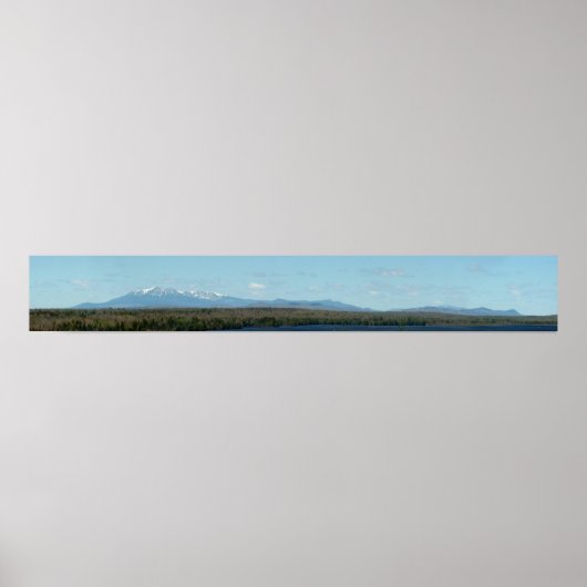 Poster Mont Katahdin (Devant)