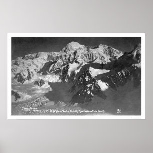 Poster Mont McKinley Alaska 1910