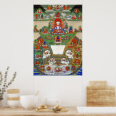 Poster Mont Meru et l'univers bouddhiste (Cuisine)