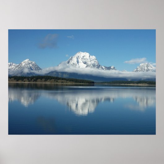 Poster Mont Moran Reflection at Grand Teton (Devant)