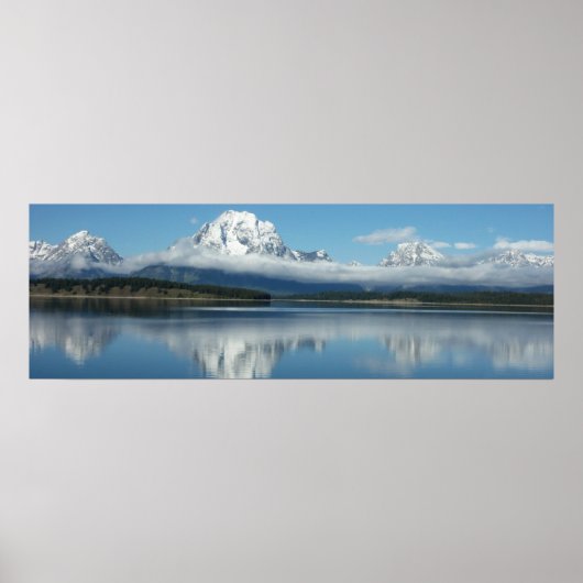 Poster Mont Moran Reflection at Grand Teton (Devant)