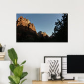 Poster Mont Moroni et pic de Jacob à Zion (Bureau à domicile)
