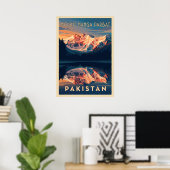 Poster Mont Nanga Parbat V02 (Bureau à domicile)
