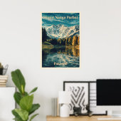 Poster Mont Nanga Parbat V03 (Bureau à domicile)