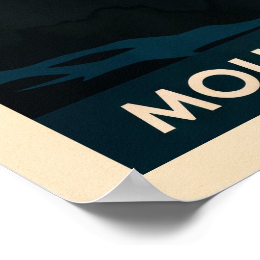 Poster Mont Olympus Grèce V02 (Coin)