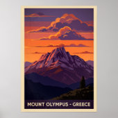 Poster Mont Olympus Grèce V04 (Devant)