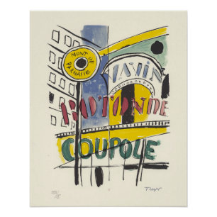 Poster Mont Parnasse,