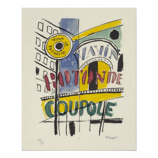 Poster Mont Parnasse, (Devant)