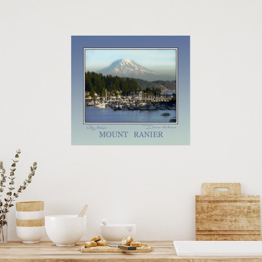 Poster Mont Rainier (Cuisine)