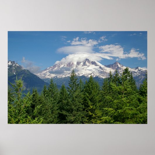 Poster Mont Rainier (Devant)